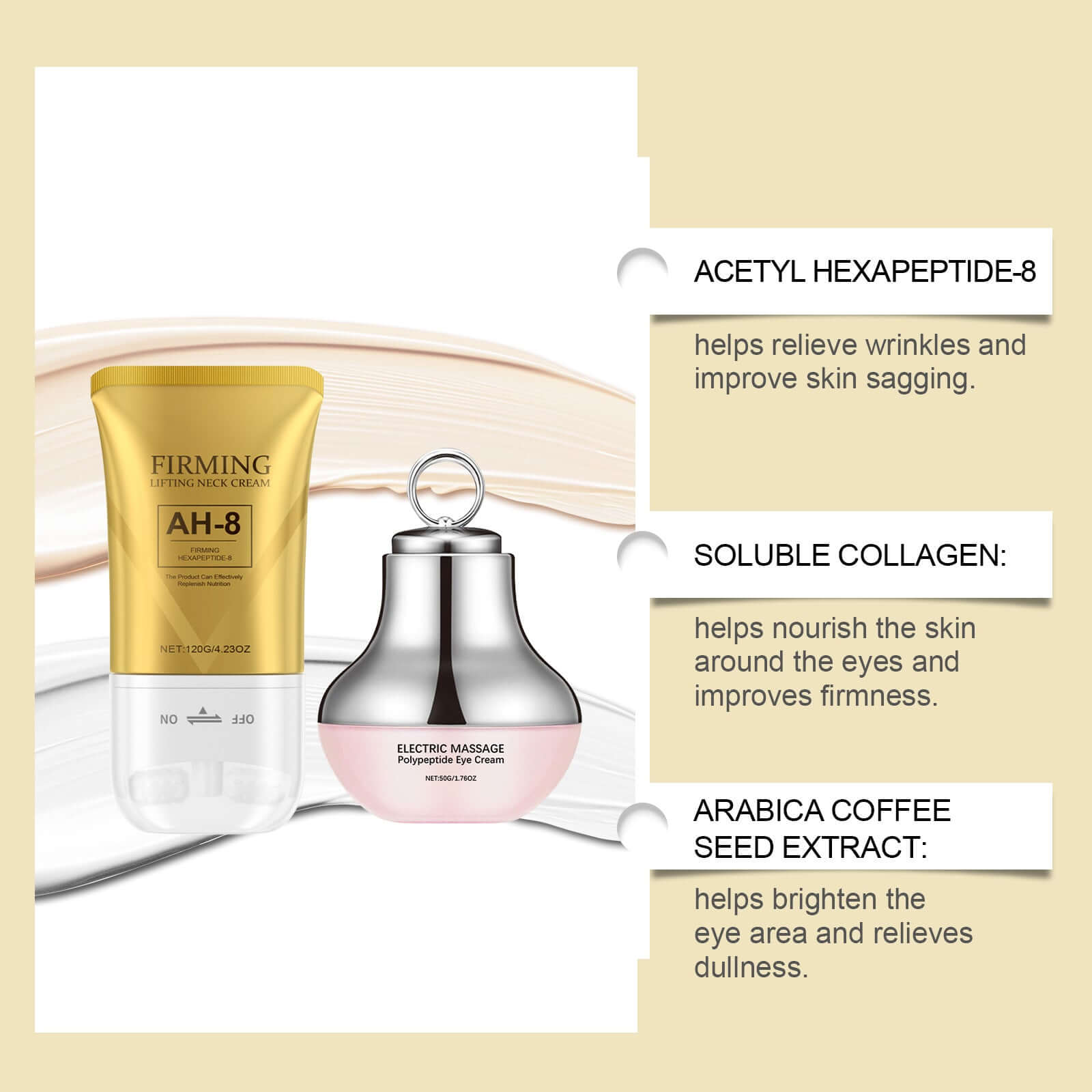 Electric Eye Cream and Neck Rolle