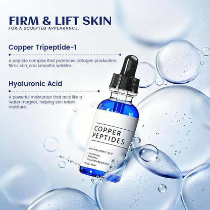 Facial serum with peptides