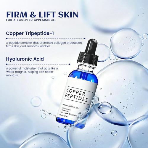 Facial serum with peptides
